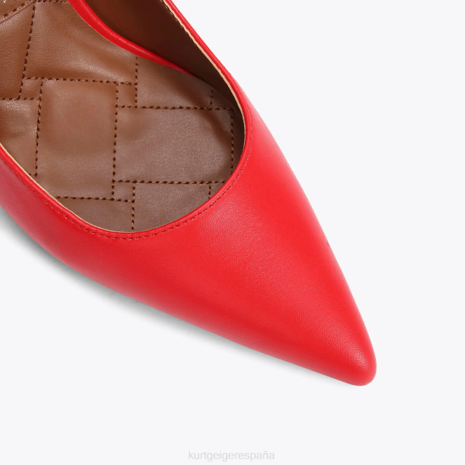 Kurt Geiger mujer estilete de Shoreditch de Londres 2LPR665 | calzados rojo